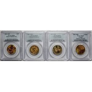 2 złote 2002-2011 - zestaw (4szt)