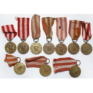 PRL, Medal Zwycięstwa i Wolności 1945 - zestaw (10szt)