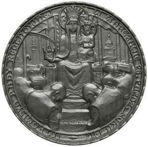 Medaille, Intromission des Regentschaftsrates in Warschau 1917