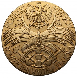 Medal Powszechna Wystawa Krajowa, Poznań 1929 (duży) - złocony