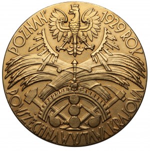 General National Exhibition medal, Poznań 1929 (large) - gilded