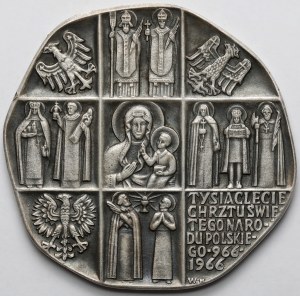 Medaille für das Millennium der Taufe Polens 1966 (Veritas)