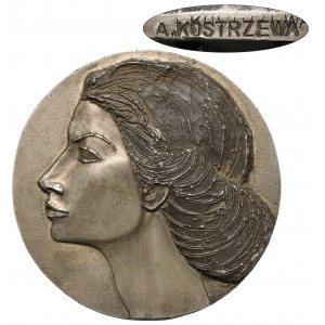 Medal, Ingrid Lubomirska Mysia 1976 - Kostrzewa - unikat