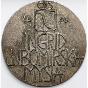 Medal, Ingrid Lubomirska Mysia 1976 - Kostrzewa - unikat