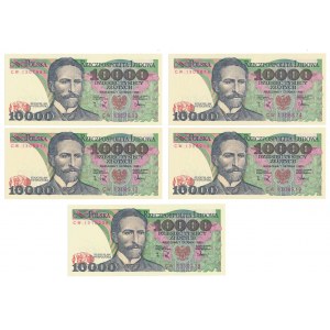 10.000 zł 1988 - CW (5szt)