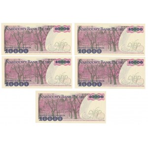 10.000 zł 1988 - W (5szt)