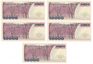 PLN 10,000 1988 - W (5pc)