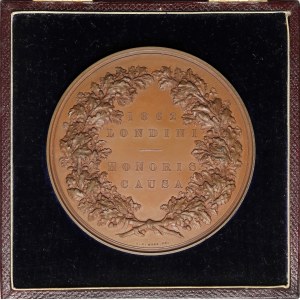 Anglia, Medal nagrodowy 1862 - grawerunek dla LEUTOWSKY