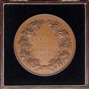 England, Prize Medal 1862 - engraving for LEUTOWSKY