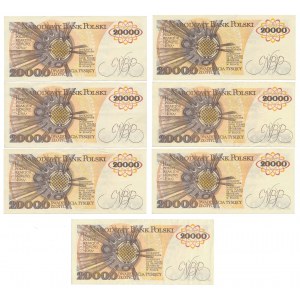 20.000 zł 1989 - AM i AN (7szt)