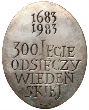 SILVER medal 300th anniversary of the relief of Vienna 1983.