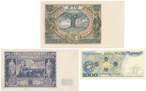Set of banknotes from 1934-1975 (3pcs)