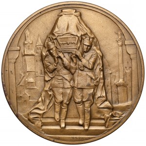 Medal, Józef Piłsudski - rocznica śmierci 1936 r.