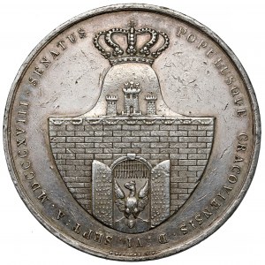 Wolne Miasto Kraków, Medal, 3 komisarzy 1818