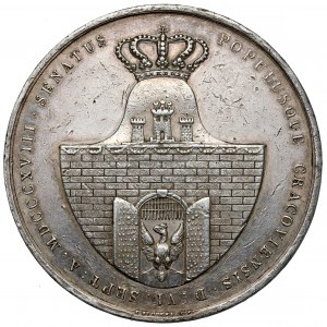 Svobodné město Krakov, medaile organizační komise 1818