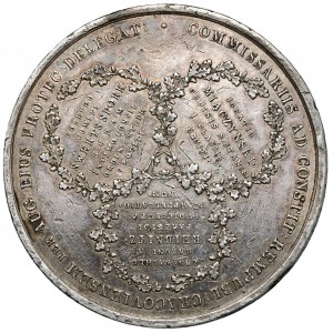 Wolne Miasto Kraków, Medal, 3 komisarzy 1818