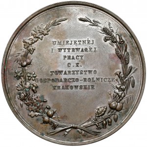 Médaille, Société économique et agricole, Cracovie