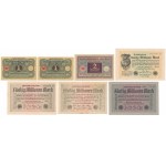 Niemcy, 1 - 50 mln mk 1920-1923 (7szt)