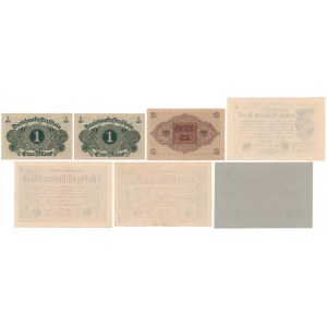 Germany, 1 - 50 mln mk 1920-1923 (7pcs)