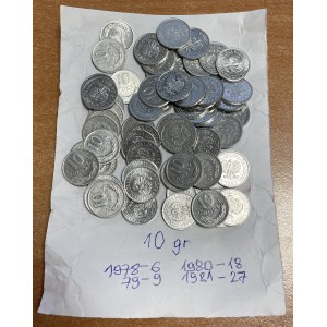 PRL, 10 groszy - 5 złotych - zestaw (224szt)