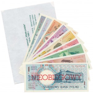 Polish Cities NOT OBSERVED - set with NBP envelope