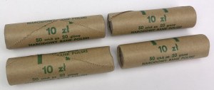Bankové kotúčiky, 20 centov 1981 - sada (4ks)