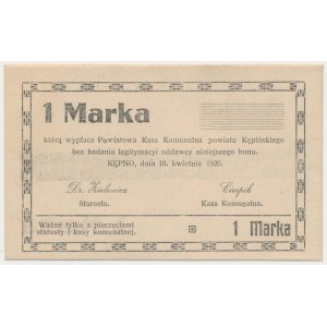 Kępno, 1 marka 1920 - blankiet