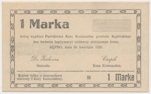 Kepno, 1 mark 1920 - blank