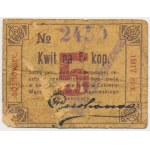 Sosnowiec, Wł. Ciechanowski Cukiernia Warszawska, 50 kopiejek 1917