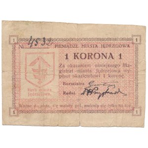 Jędrzejów, 1 korona (1919)