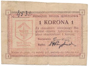 Jędrzejów, 1 koruna (1919)
