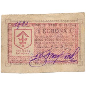 Jędrzejów, 1 korona (1919)