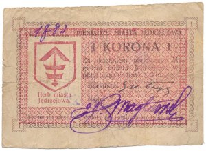 Jedrzejow, 1 crown (1919)