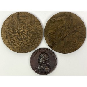 PRL, Medale 1984 i Odlew Medalu z Suity Królewskiej - zestaw (3szt)