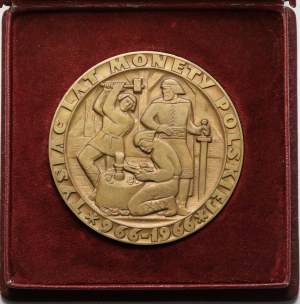 Medaglia per i mille anni della monetazione polacca 1966