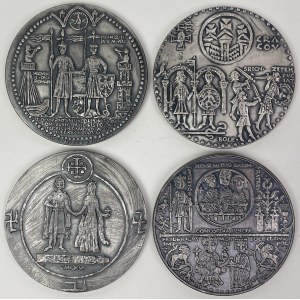 Medale, Seria Królewska - zestaw (4szt)