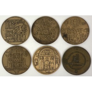 Medale, Seria Królewska - zestaw (6szt)