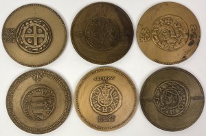 Medale, Seria Królewska - zestaw (6szt)
