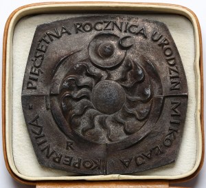 Medaglia, 500° anniversario della nascita di Nicolaus Copernicus 1973