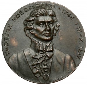 Medal, Tadeusz Kościuszko - pochowany na Wawelu 1917