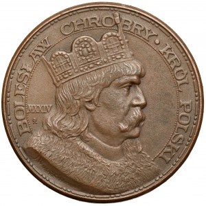 Medaile k 900. výročí korunovace Boleslava Chrobrého 1924 (37 mm)