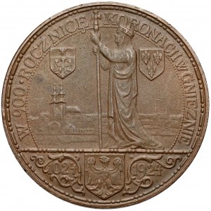 Medal 900-lecie koronacji Bolesława Chrobrego 1924 (37 mm)