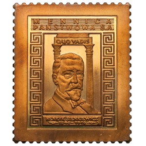 Medal, Sienkiewicz - w kształcie znaczka