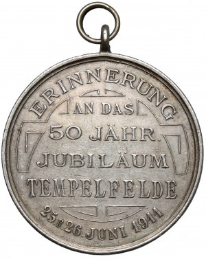 Niemcy, Medal, Erinnerung An Das 50 Jähr Jubiläum Tempelfelde 1911