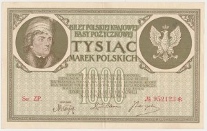 1,000 mkp 1919 - Ser.ZP