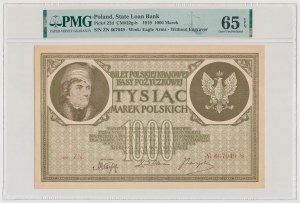 1.000 mkp 1919 - Ser.ZN