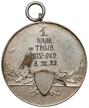 Médaille, premier prix du triathlon 1929