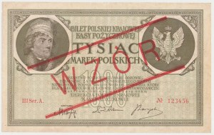 1.000 mkp 1919 - WZÓR - III Ser.A