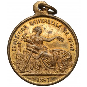Francja, Medalik, Exposition Universelle De Paris 1867