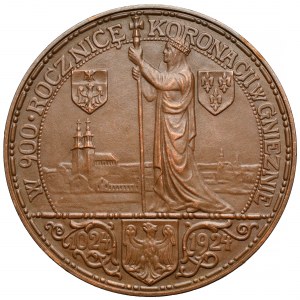 Medaile k 900. výročí korunovace Boleslava Chrobrého 1924 (55 mm)